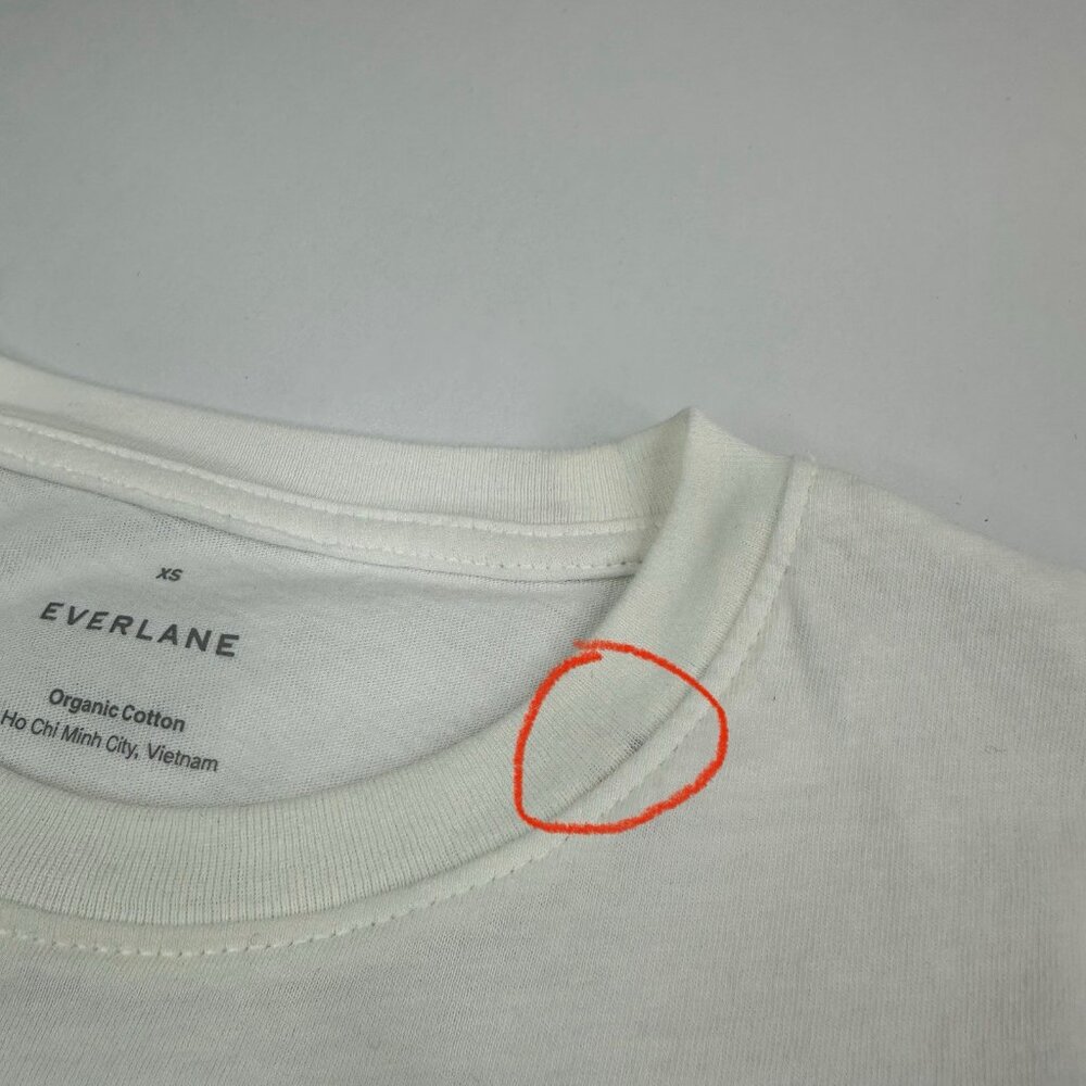 Everlane Women's White 100% My Body Crew Neck Organic Cotton Casual Tee XS/C31 - Picture 8 of 12